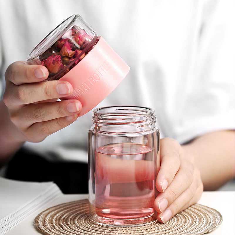 GUIRLA Portable Tea Infuser Portable Bottle