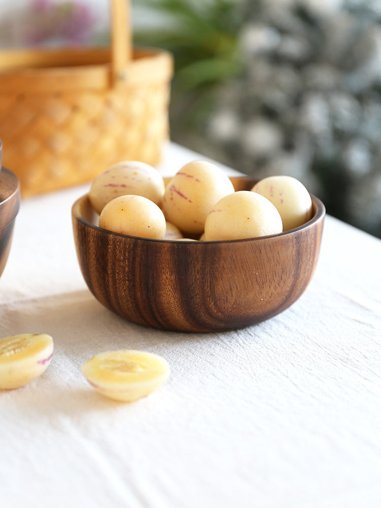 GUIRLA Acacia wooden bowl wooden tableware - GUIRLA