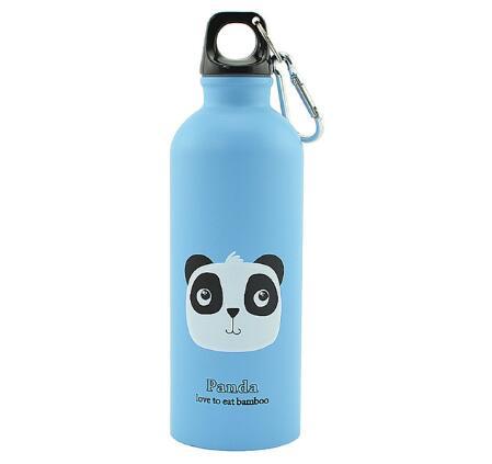 GUIRLA 500ml Cartoon Animals Water Bottle Portable Sports Bottle