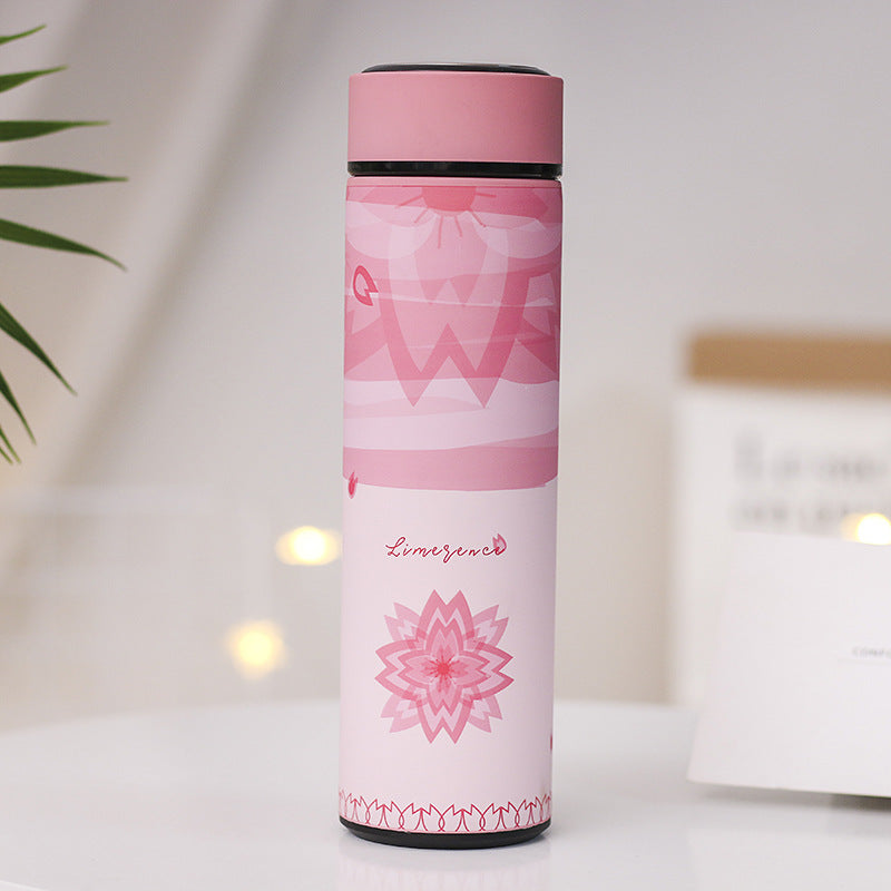 GUIRLA Nature Inspired Stainless Steel Vacuum Water Tea Flask