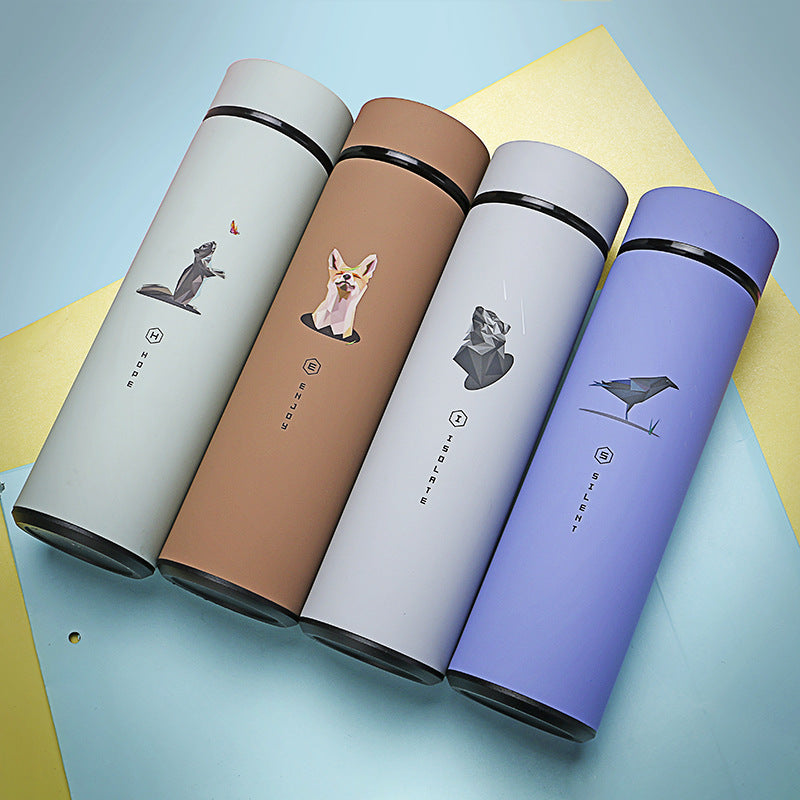GUIRLA Nature Inspired Stainless Steel Vacuum Water Tea Flask