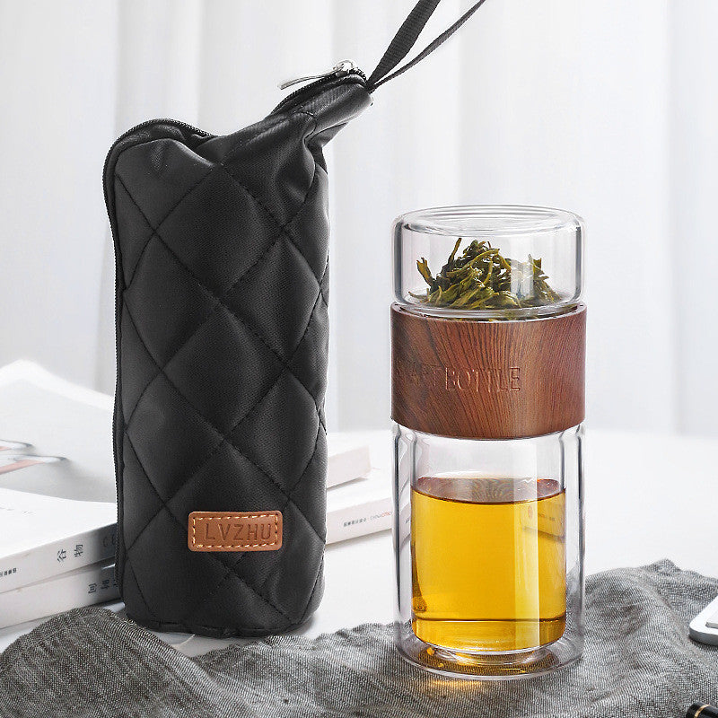 GUIRLA Portable Tea Infuser Portable Bottle