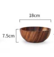 GUIRLA Acacia wooden bowl wooden tableware - GUIRLA