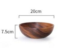 GUIRLA Acacia wooden bowl wooden tableware - GUIRLA
