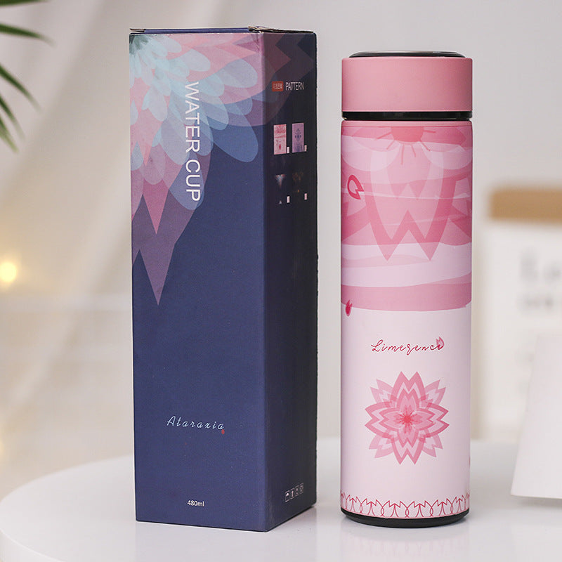 GUIRLA Nature Inspired Stainless Steel Vacuum Water Tea Flask