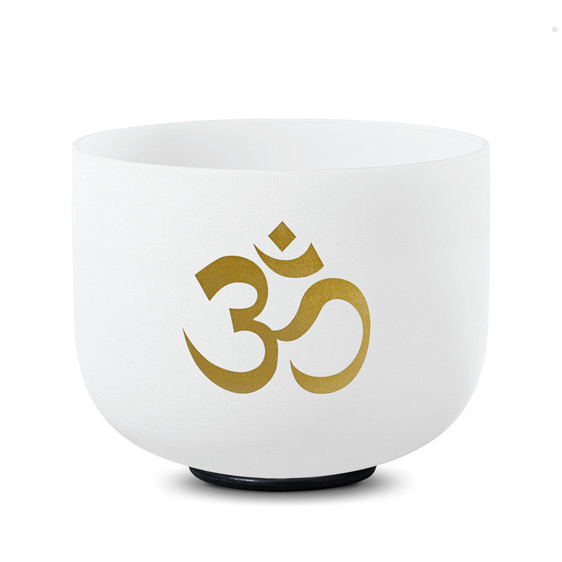 GUIRLA 528hz Crystal Yoga Ode Bowl Ohm Pattern