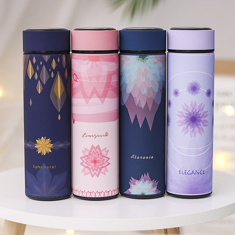 GUIRLA Nature Inspired Stainless Steel Vacuum Water Tea Flask