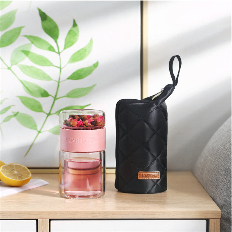 GUIRLA Portable Tea Infuser Portable Bottle