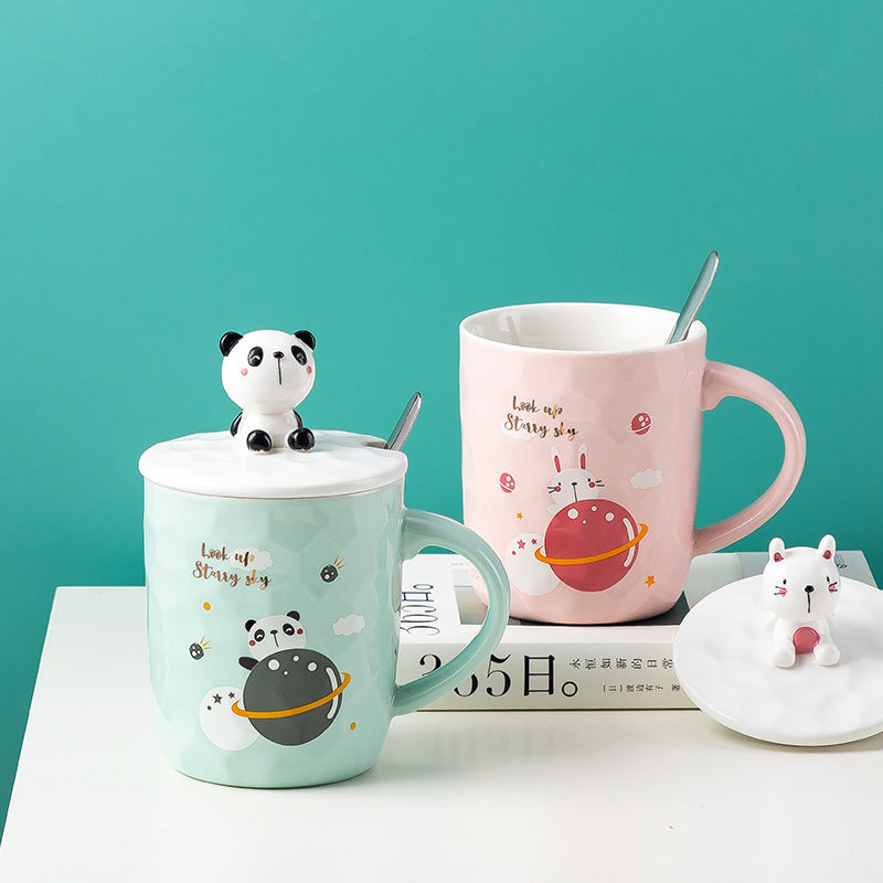 GUIRLA Animal Cartoon Creative Stereoscopic Mugs