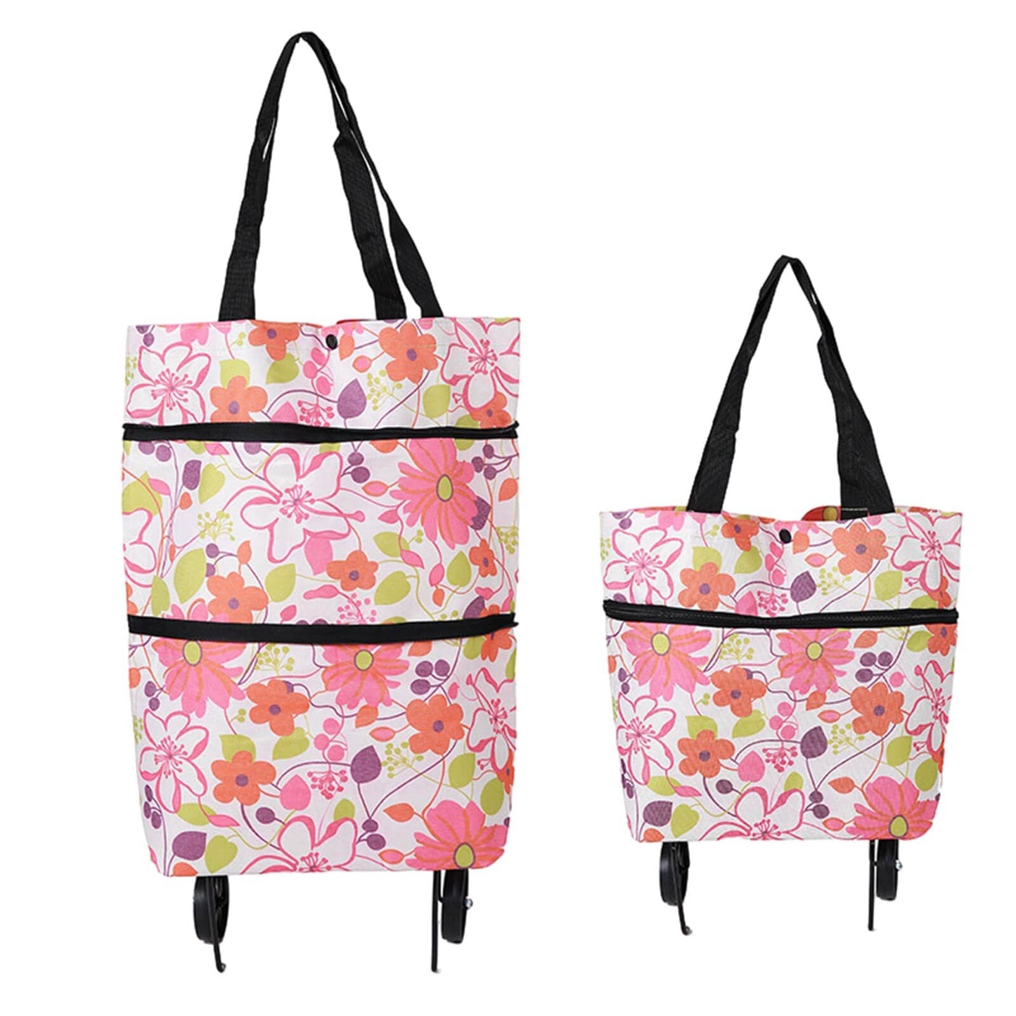 GUIRLA Shopping Tote with Wheels - GUIRLA