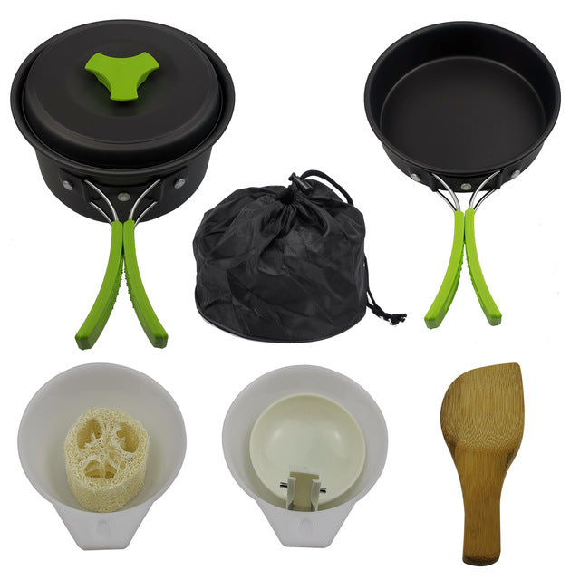 GUIRLA Outdoor Camping Tableware Kit