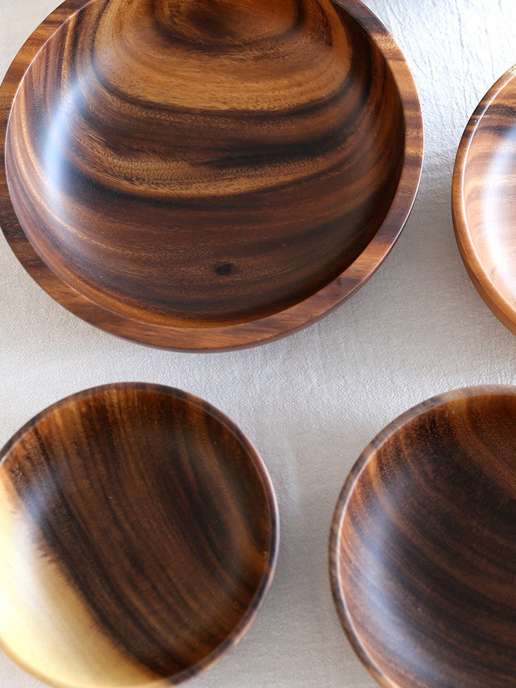 Acacia wooden bowl wooden tableware